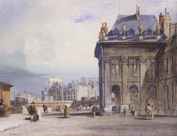 Thomas Shotter Boys L lle de la Cite seen from the Institut,Paris (mk47)